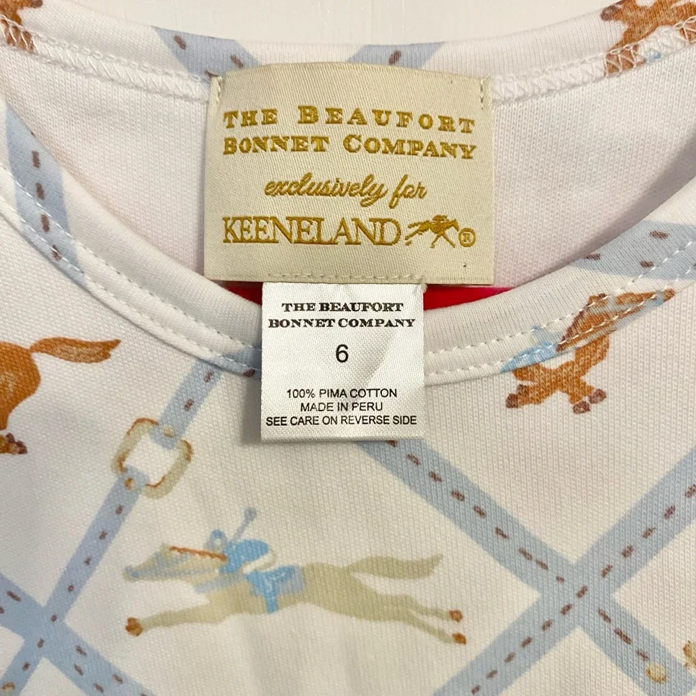 The Beaufort Bonnet x Keeneland longsleeve Horse Dress - Picture 2 of 2